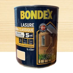 Lasure BONDEX Ultra Classique Fongicide 5 ans Incolore