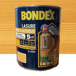 Lasure BONDEX Ultra Classique Fongicide 5 ans Chêne doré
