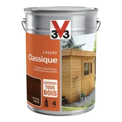 Lasure Classique 4 ans Adhérence Tous bois V33 Acajou
