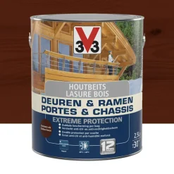 Lasure Extreme Protection V33 Portes & Châssis Chêne foncé