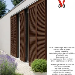 Lasure Extreme Protection V33 Portes & Châssis Chêne foncé
