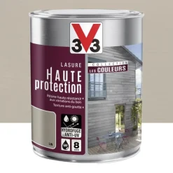 Lasure Haute Protection V33 Les Couleurs 8 ans Lin