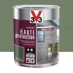 Lasure Haute Protection V33 Les Couleurs 8 ans Vert Provence