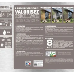 Lasure Haute Protection V33 Les Authentiques Acajou