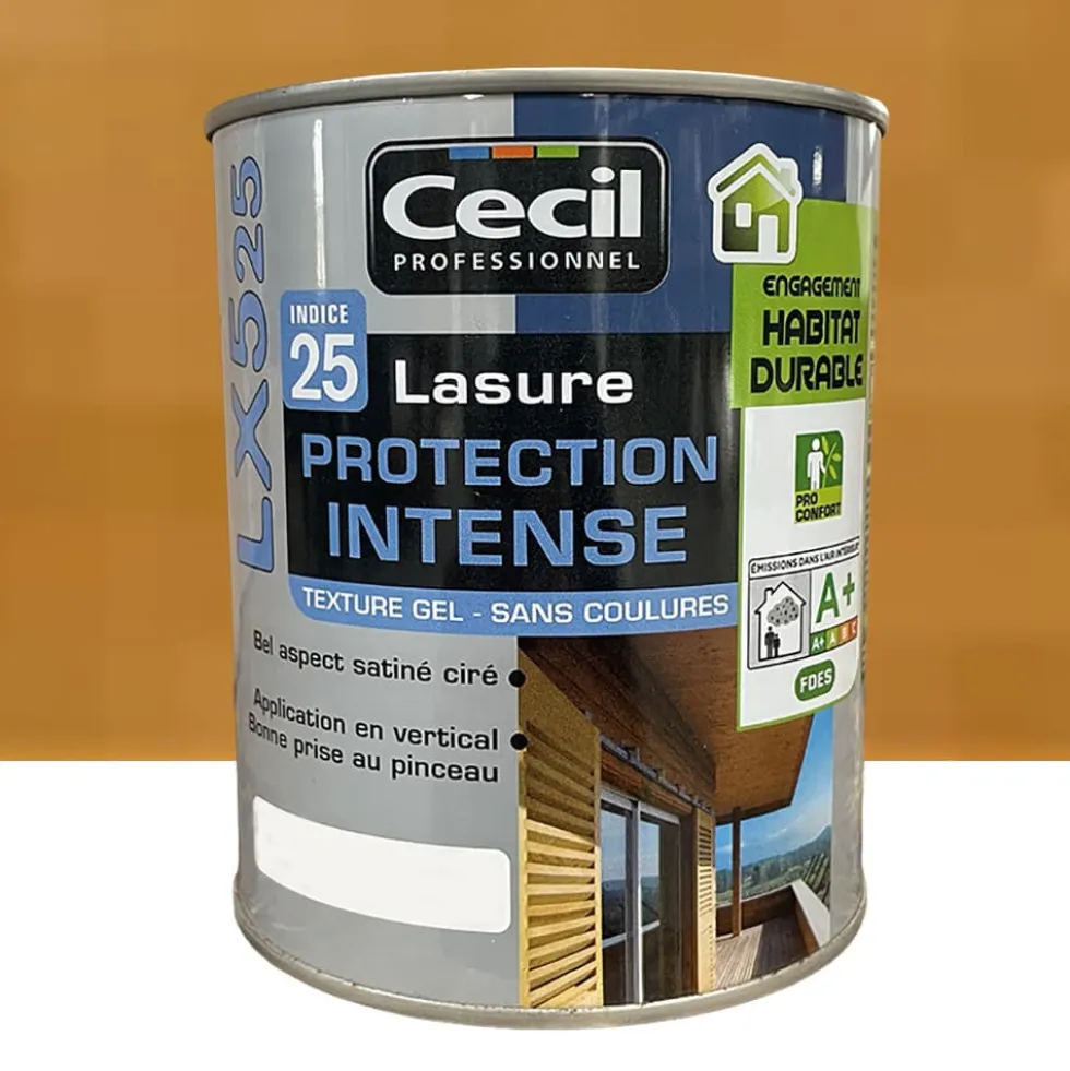 Lasure LX525 Protection Intense CECIL Bois flotté