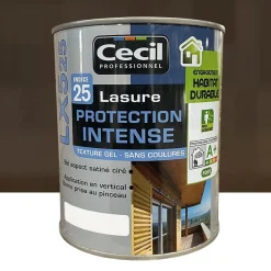Lasure LX525 Protection Intense CECIL Bois torréfié