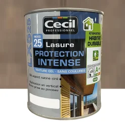 Lasure LX525 Protection Intense CECIL Bois grisé