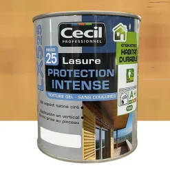 Lasure LX525 Protection Intense CECIL Chêne doré