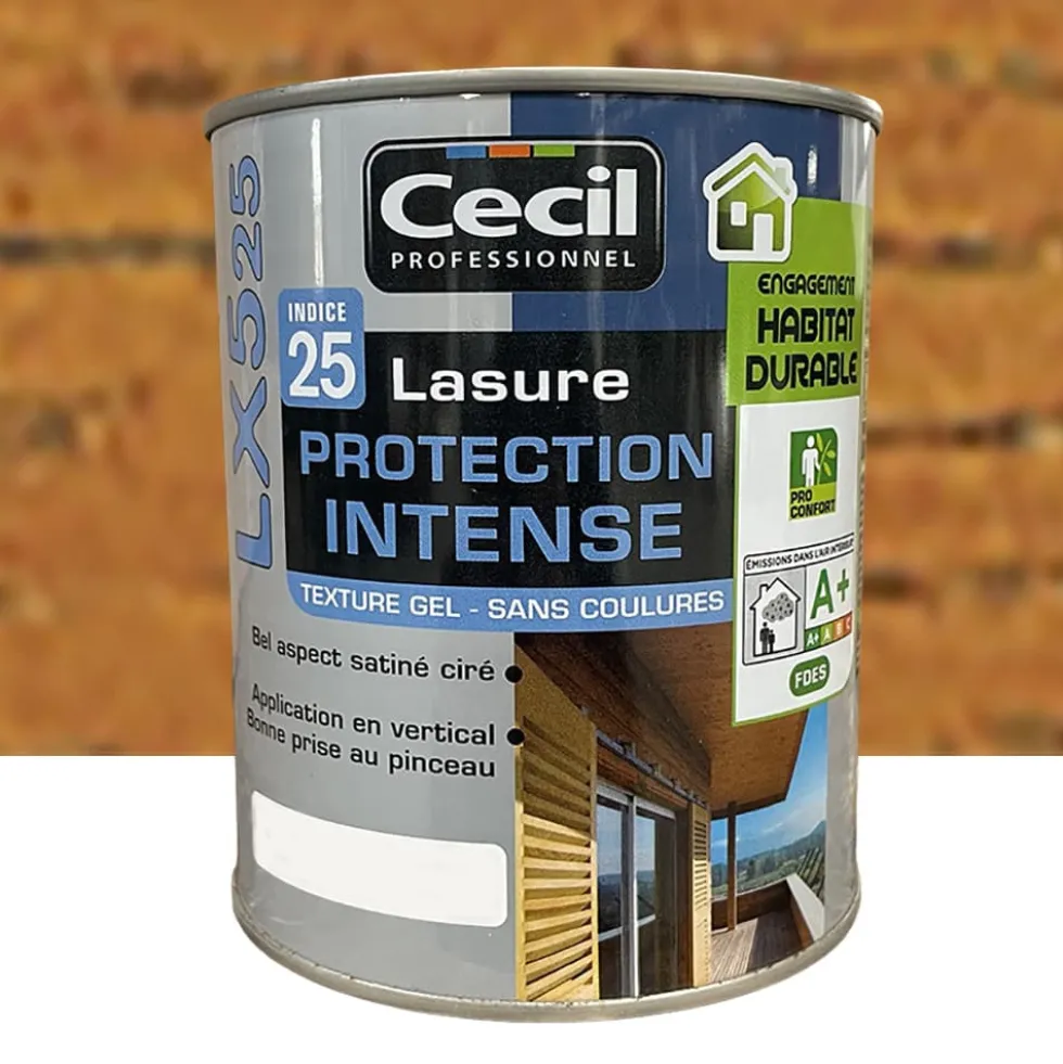 Lasure LX525 Protection Intense CECIL Chêne
