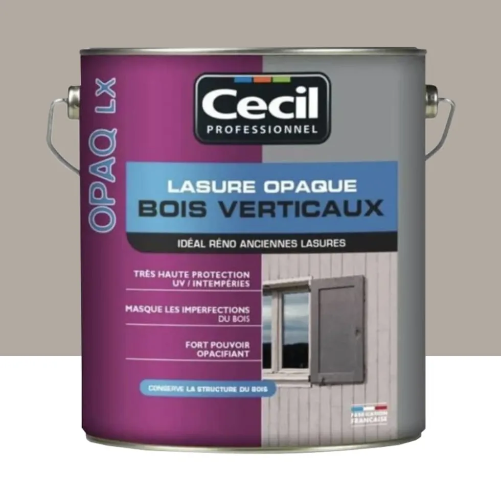 Lasure opaque Cécil OPAQ LX Granit