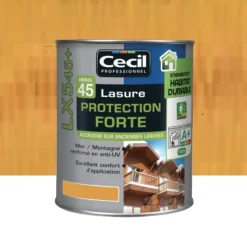Lasure Protection Forte CECIL LX545+ Chêne doré