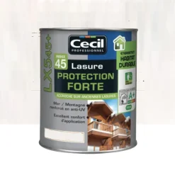 Lasure Protection Forte CECIL LX545+ Bois blanchi