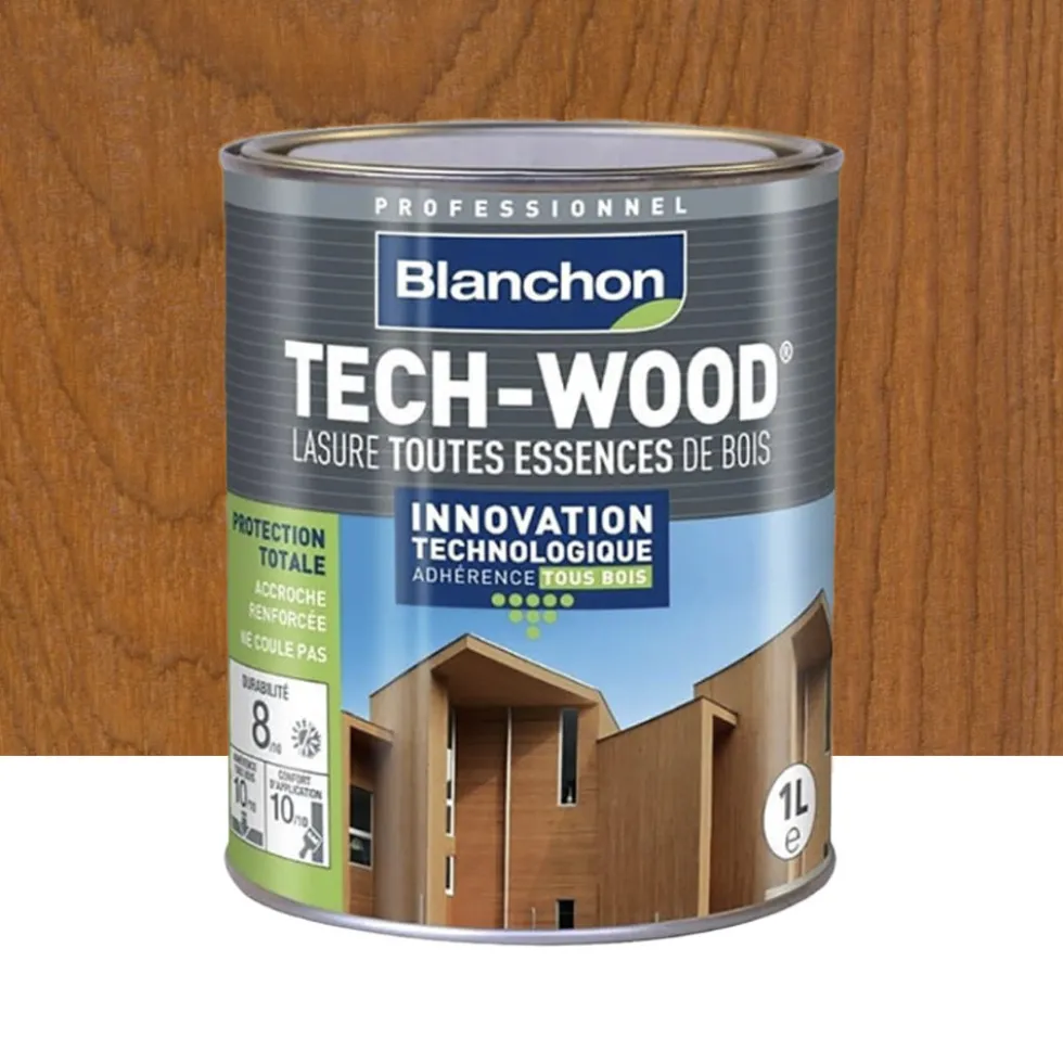 Lasure Tech-Wood BLANCHON Chêne Clair