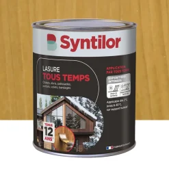 Lasure Tous Temps 12ans SYNTILOR Chêne clair