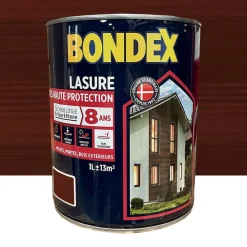 Lasure Très Haute Protection 8 ans BONDEX Polyuréthane Chêne rustique