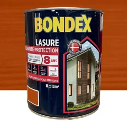 Lasure Très Haute Protection 8 ans BONDEX Polyuréthane Teck