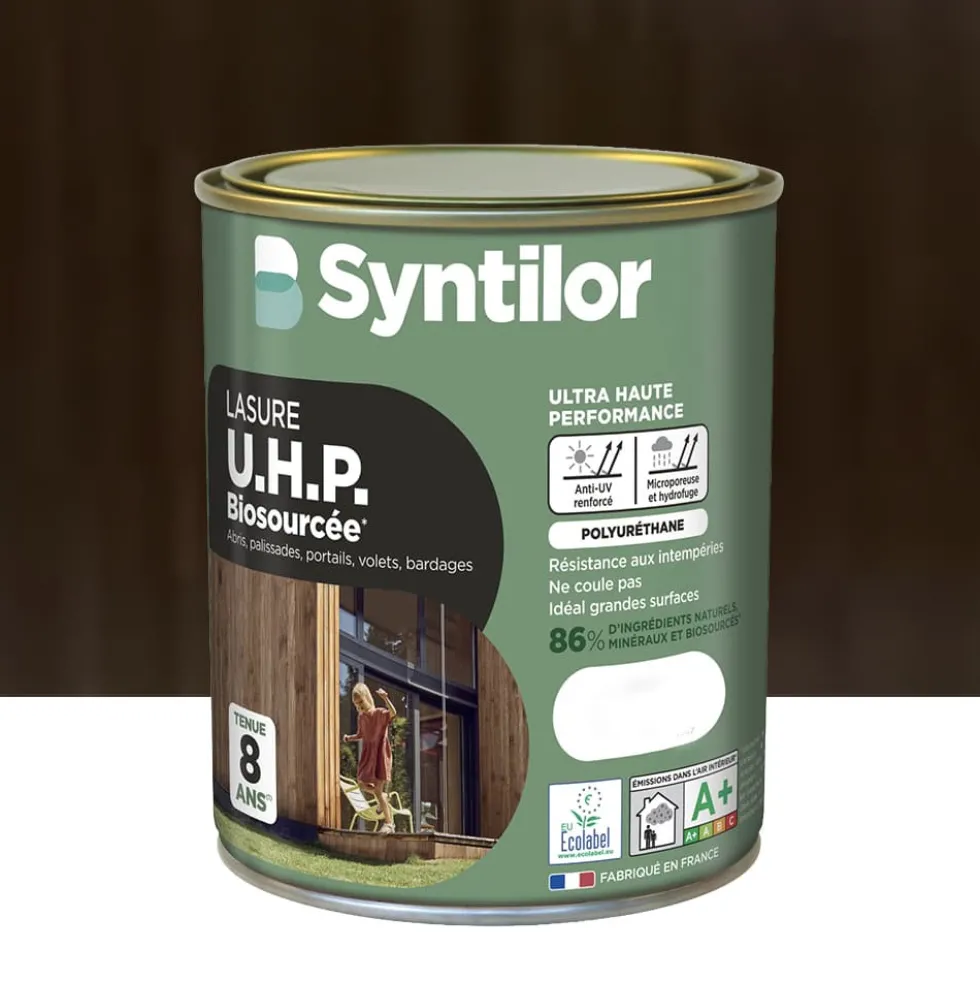 Lasure U.H.P Biosourcée SYNTILOR Chêne foncé