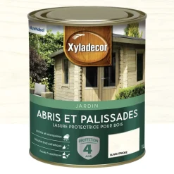 Lasure Xyladécor Abris et palissades Blanc opaque