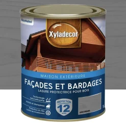 Lasure Xyladécor Façade et bardages Gris urbain