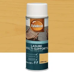 Lasure Xyladécor Multi-supports aérosol Chêne clair
