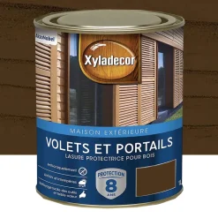 Lasure Xyladécor Volets & Portails 8ans Chêne foncé