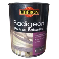 LIBÉRON Badigeon Poutres & Boiseries Gris zinc Mat