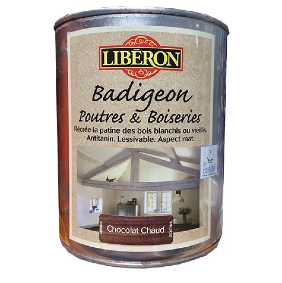 LIBÉRON Badigeon Poutres & Boiseries Chocolat chaud