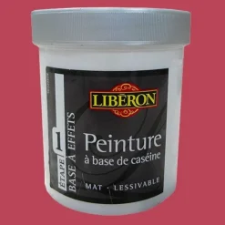 LIBÉRON Peinture à base de Caséine 0,5L Sangria