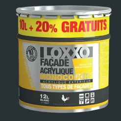 LOXXO Peinture Façade Acrylique 12L Anthracite RAL 7016