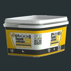 LOXXO Peinture Façade Acrylique 2,5L Anthracite RAL 7016