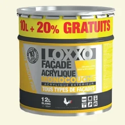 LOXXO Peinture Façade Acrylique 12L Meulière