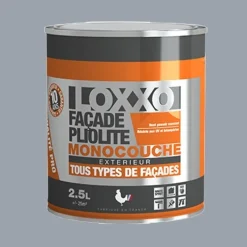 LOXXO Peinture Façade Pliolite 2,5L Gris ciment RAL 7040