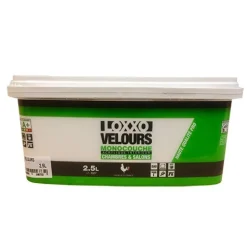 LOXXO Peinture Velours Monocouche 2,5L Blanc