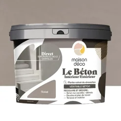 Mortier coloré MAISON DÉCO Le Béton Nickel