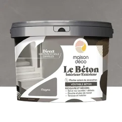 Mortier coloré MAISON DÉCO Le Béton Magma