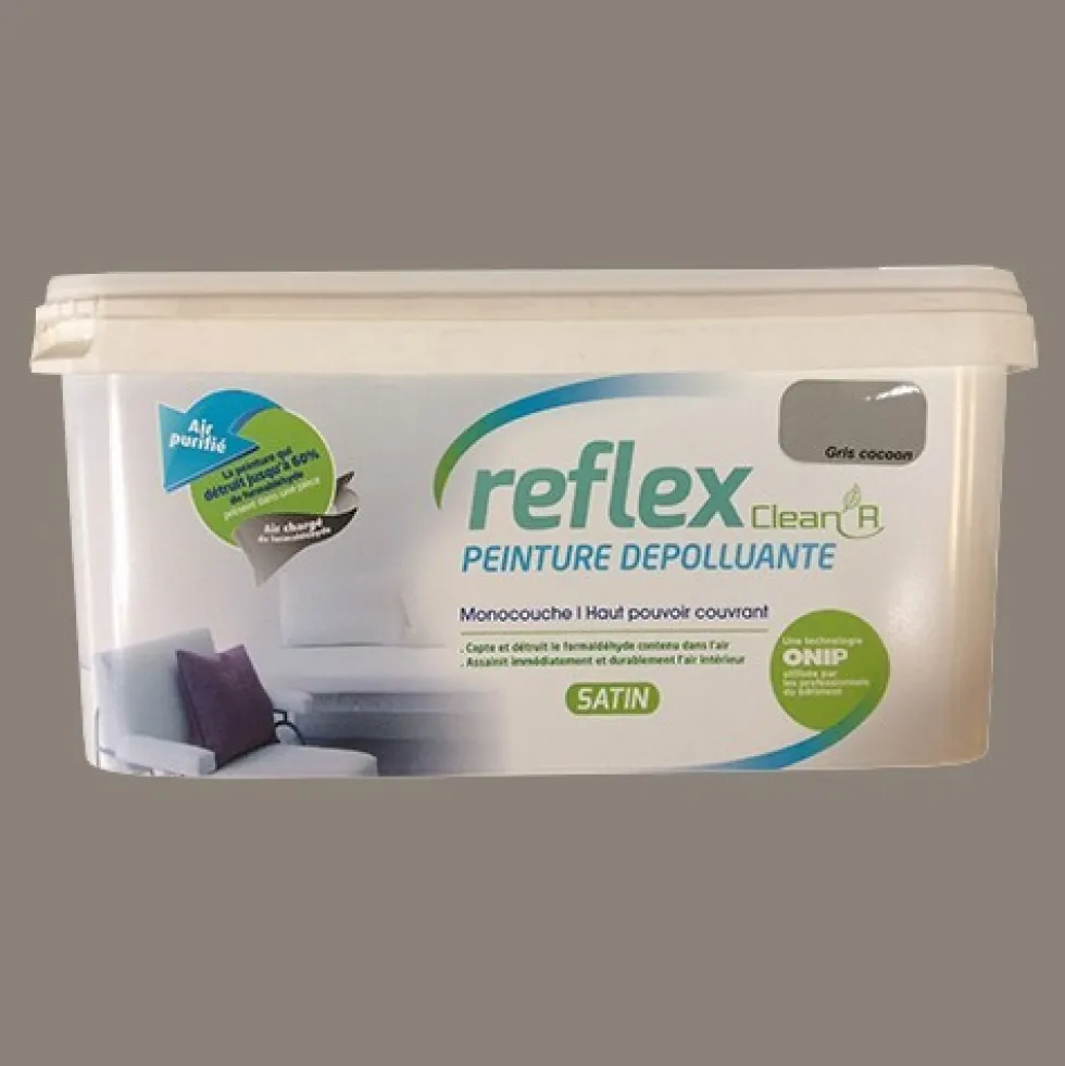 ONIP Reflex Clean'R Peinture Dépolluante Gris cocoon