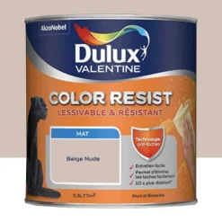 Peinture acrylique Dulux Valentine Color Resist Mat Beige nude