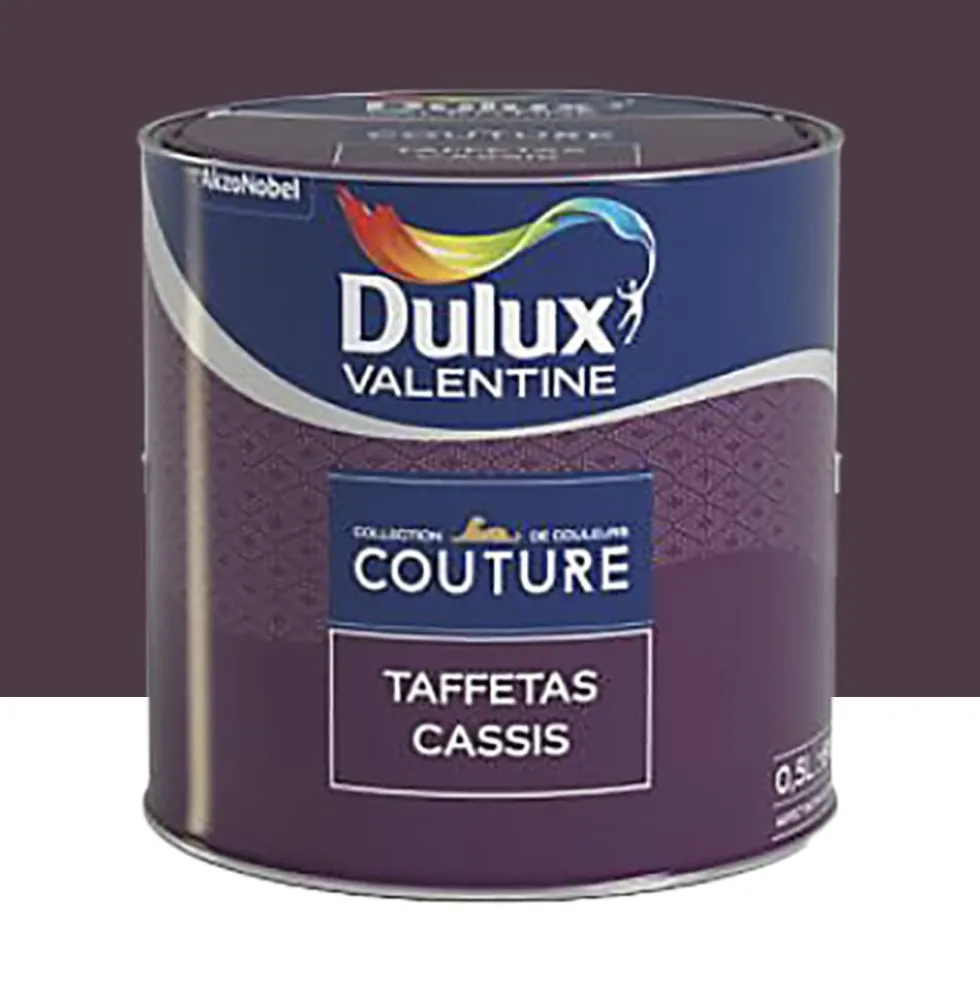 Peinture acrylique Dulux Valentine Couture Taffetas cassis