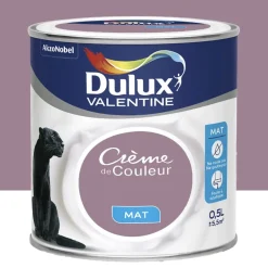 Peinture acrylique mat DULUX VALENTINE Crème de couleur Figue