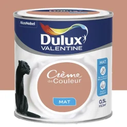 Peinture acrylique mat DULUX VALENTINE Crème de couleur Cuivre rose