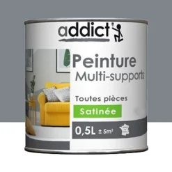 Peinture acrylique Multi-supports addict Satin Béton