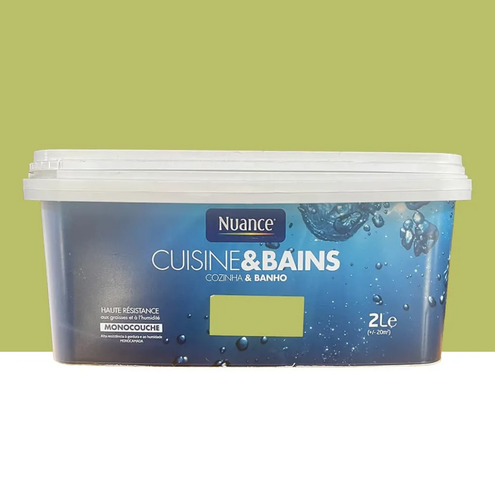 Peinture acrylique NUANCE Cuisine & Bains Satin Vertige
