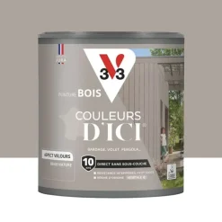 Peinture Acrylique pour Bois Extérieurs 10 ans V33 Couleurs d'ICI Velours Beige nature
