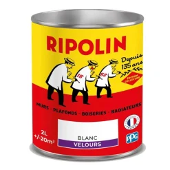 Peinture acrylique RIPOLIN Collector Blanc velours