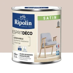 Peinture acrylique RIPOLIN Esprit Déco Satin Café au lait