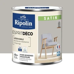 Peinture acrylique RIPOLIN Esprit Déco Satin Poivre de Sichuan