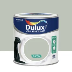 Peinture acrylique satin DULUX VALENTINE Crème de couleur Douceur de l'aube