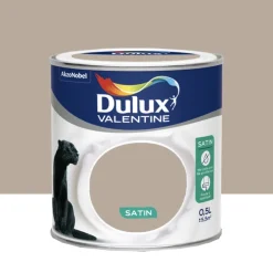 Peinture acrylique satin DULUX VALENTINE Crème de couleur Gazelle