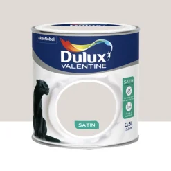 Peinture acrylique satin DULUX VALENTINE Crème de couleur Lin Brut