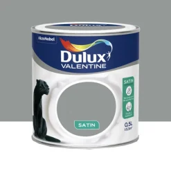 Peinture acrylique satin DULUX VALENTINE Crème de couleur Titanium